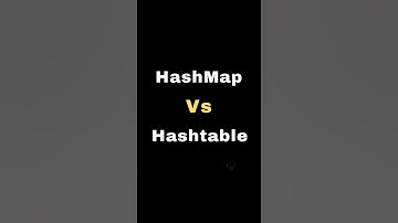 Java HashMap vs. Hashtable ✍️