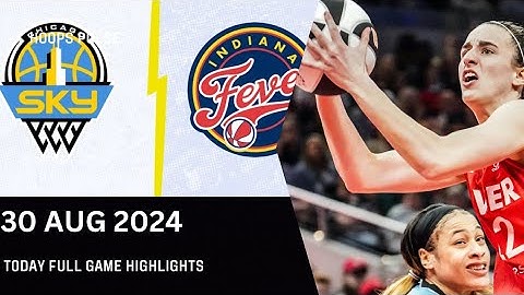 Indiana Fever vs. Chicago Sky। Full Match Highlights। 30 Aug 2024 । #wnba #indianafever #chicago