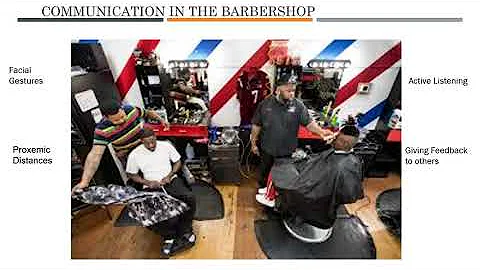 Communication in the barbershop