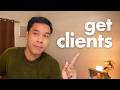 How to Get Clients as a Freelance Graphic Designer