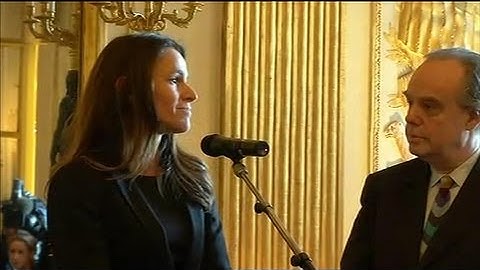 Passation de pouvoirs entre Mitterrand et Filippetti