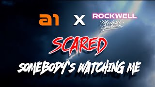 SCARED SOMEBODY'S WATCHING ME - A1 X ROCKWELL (MICHAEL JACKSON) AI VIDEO  #mj #a1 Resimi