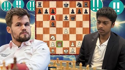 How wonderful Chess Game: 66  | Magnus Carlsen vs Pranav V #chess #chessgrandmaster #magnuscarlsen