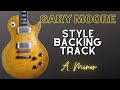 Video thumbnail of "Gary Moore Style Backing Track - A Minor"