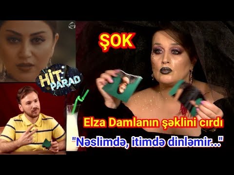 ŞOK! Elza Damlanın şəklini cırıb atdı \