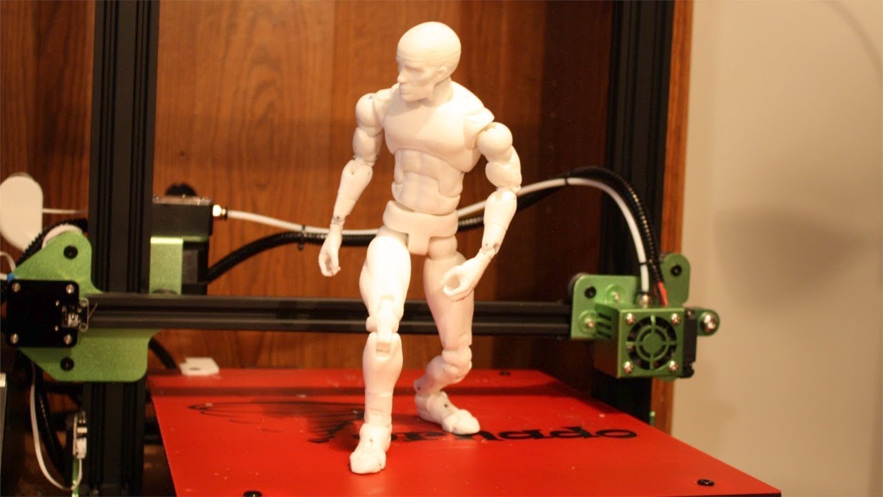 1/6 Action figure 3D Printer with 50 points of Articulation! - YouTube