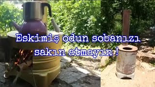 Eskimiş Odun Sobasından Şömine Gibi Yeni Ocak Yaptık Keyif Bizim