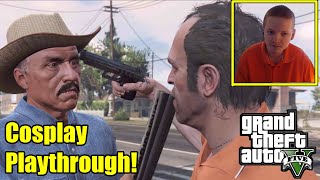 Trevor Meets The Only Man Not Scared Of Him Best Scene-  GTA 5 PS5 Civil Border Patrol Strangers