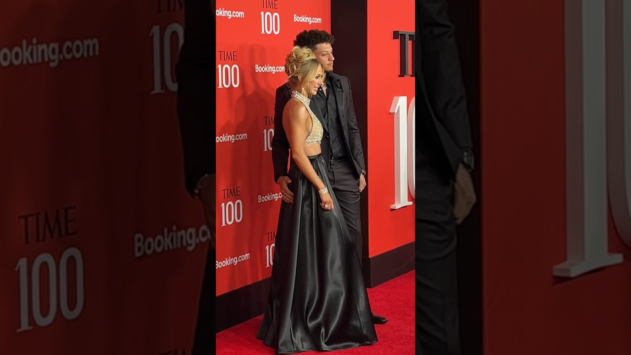 Brittany and Patrick Mahomes at Time100 for a Night Out