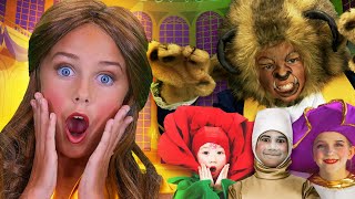 The Finger Family Song | Beauty and the Beast | Halloween Team