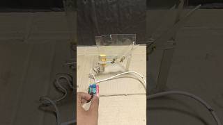 Car wiper mini working model with DC Motor #wiper #dcmotor #tech #diy #shorts