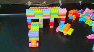 Satisfying DIY Car parking/ASMR Building Blocks/Emran Toys/#satisfying
