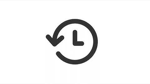 Animated update time linear ui icon