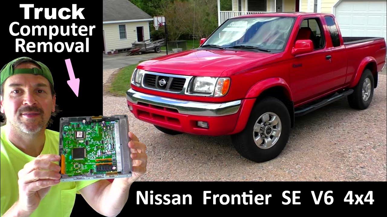 Nissan Frontier ECM Computer REMOVAL and INSPECTION how to remove the