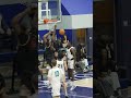 Michael Baba blocks the dunk