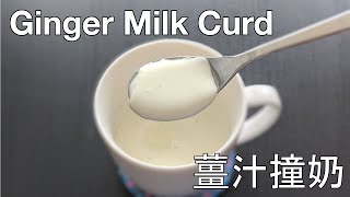 Ginger Milk Curd Ginger Milk Pudding 薑汁撞奶 3 Ingredients No Gelatine Vegetarian Healthy