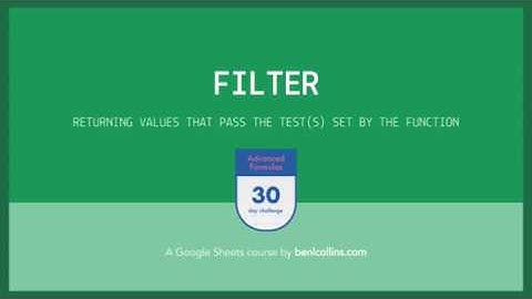 Google Sheets Filter Function - 8 actionable examples