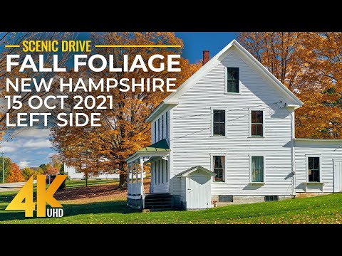 Autumn Scenic Roads of New Hampshire New England's Fall Foliage Scenery