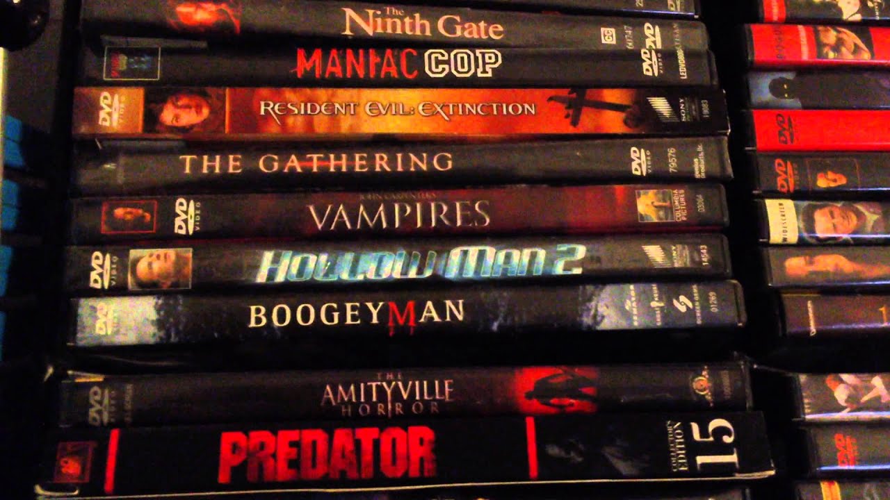 Horror DVD and Blu Ray Collection 1/12/14 YouTube
