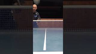 I Smashed a Winner with a Miniature Table Tennis Bat