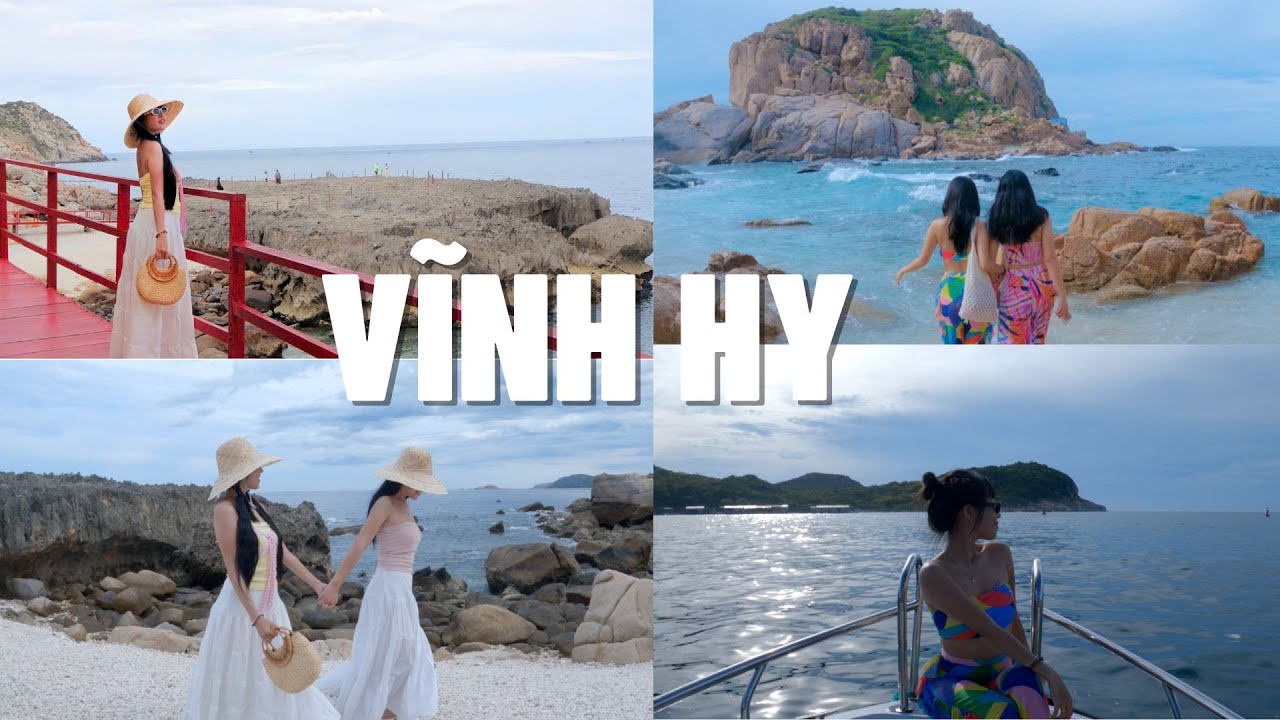 DU LỊCH VĨNH HY  l Tham quan Vịnh - Hang Rái - Bãi San hô cổ - Công viên đá.