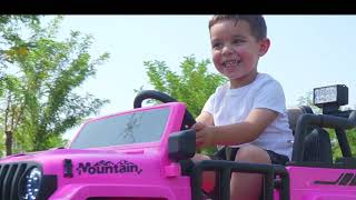 Joywhale 12V Kids Ride on Truck Battery Powered Motorized Car Electric Vehicle for Kids