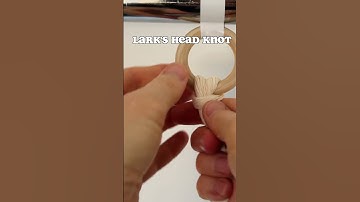 10 Minute Macrame Belt   #macrametutorial #macramebelt #macrame