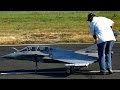 GIANT RC DASSAULT RAFALE SCALE MODEL TURBINE JET FLIGHT AND TOUCH AND GO / Jetpower Fair 2016