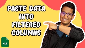 Paste Data into Filtered Columns in Excel (Clever Tricks)