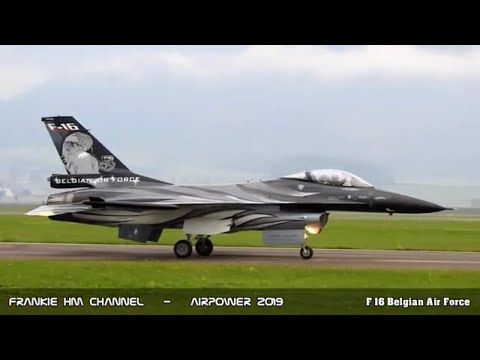 F 16 Belgian Air Force | F 16 low pass | F 16 high speed pass | Airpower 2019