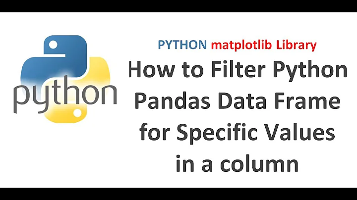 Python Pandas Tutorial 26 | How to Filter Pandas data frame for specific multiple values in a column