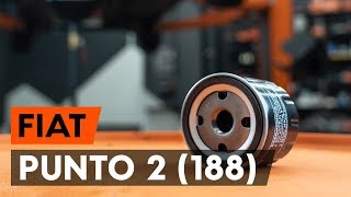 Byta Motoroljefilter på FIAT PUNTO (188) - videoinstruktioner