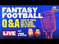 2020 Fantasy Football Draft Strategy - Fantasy Football Advice - LIVE Q&A - Ask Us Anything!