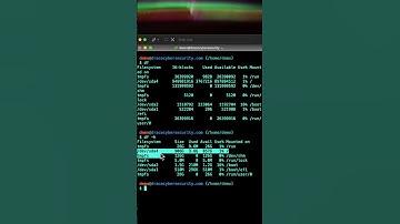 Check disk usage - df