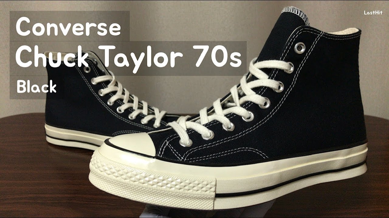 ENG] 컨버스 척 테일러 1970s 블랙, Converse Chuck Taylor 1970s Black - YouTube