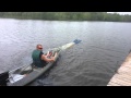 rc boat pulls kayak