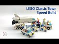 Lego classic town  shuttle launching crew6346  speed build