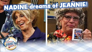 NADINE and JEANNIE SEELY come to Larry's Country Diner for the GOSSIP