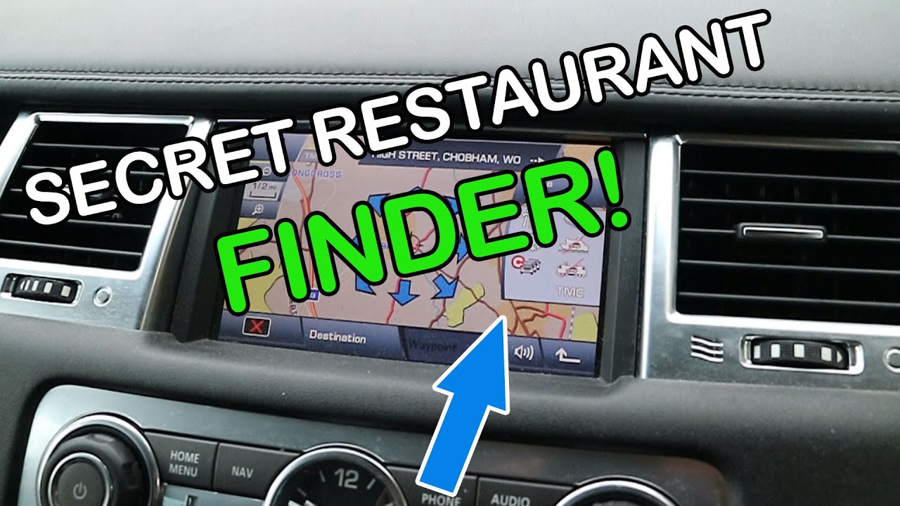 SECRET CHEAT How to find Restaurants & Food - Range Rover Sport L320 ...