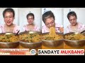 Mukbang asmr sandaye food eating challenge spicyfood  