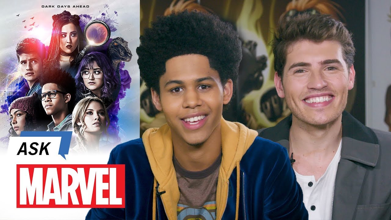 Rhenzy Feliz & Gregg Sulkin Answer Your Marvel's Runaways Questions | Ask Marvel