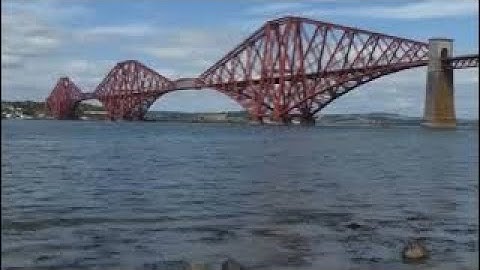 Autumn Railway Bridge Firth Of Forth On History Visit To South Queensferry Scotland