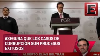 Alberto Elías Beltran habla sobre las prioridades de la PGR