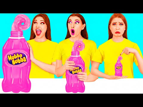 Großer, Mittlerer und Kleiner Teller Challenge | Leckere Küchenideen von Fun Fun Challenge