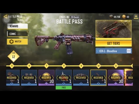 Cod The Best Icr 1 Class Setup In Call Of Duty Mobile Icr 1 Meteors Gameplay Setup Youtube