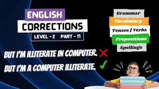 Famous Learn English with Common Errors Level 2 Part 11 | Spotting errors | English Mistakes Wealth