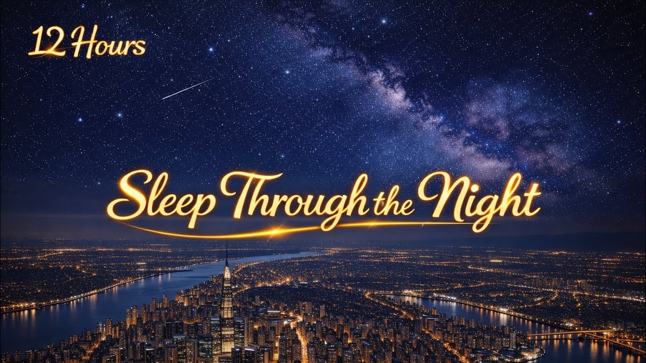 🌙12 Hours of Peaceful Sleep – Deep Night Relaxation Music for Stress Relief & Full Body Reset