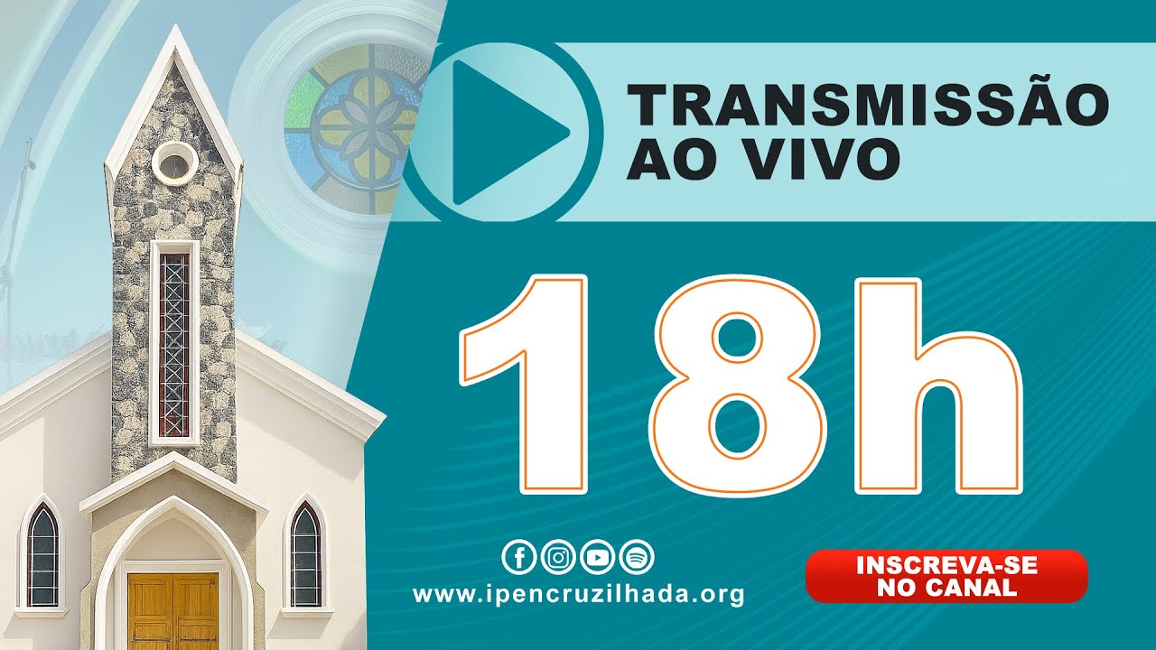 Culto Vespertino| Domingo, 27/09/2026 – 18h
