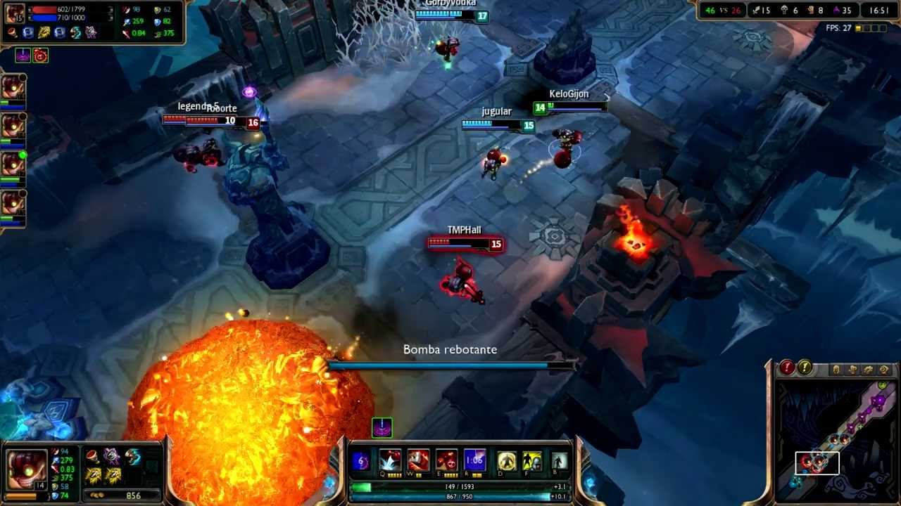 One For All League of Legends 5 Ziggs vs 5 Ziggs ARAM HD - YouTube