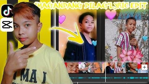 “MAGANDANG DILAG"LYRIC EDIT TRANSITION TUTORIAL USING CAPCUT|Mark Technik